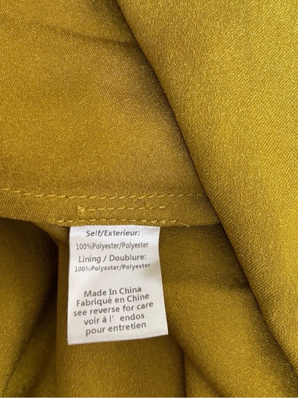 CAROLINE CONSTAS Palmer Off the Shoulder Satin Yellow Gold Maxi Dress Size S - Picture 10 of 10